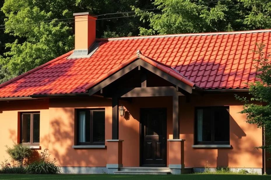 Jaki kolor tynku do czerwonego dachu? Odkryj idealne połączenia kolorystyczne