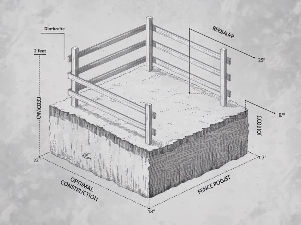 Jak głęboki fundament pod ogrodzenie, aby uniknąć problemów zimą?